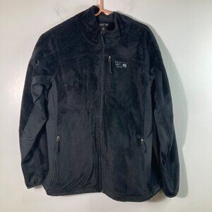 Womens Mountain Hardwear Polartec High Loft Fleece Zip jacket Black XL Polyester